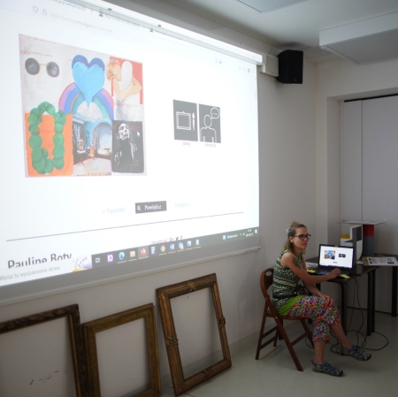 Screen projection onto the wall