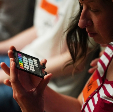 People participating in educational activities