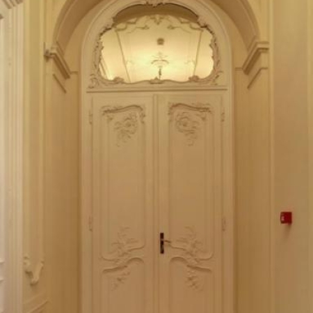 Richly decorated door