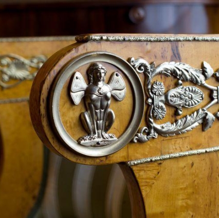 Rich decoration of wooden furniture