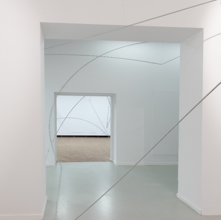 Exhibition view: Prototypes 05: Marek Sobczyk. A Trip on the Wire [Polentransport], 2022, photo: Anna Zagrodzka,archives : Muzeum Sztuki in Łódź