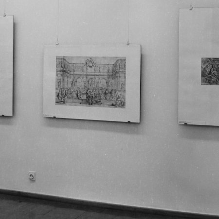 Dokumentacja wystawy „Mistrzowie akwaforty włoskiej XVII wieku.  Ze zbiorów Gabinetu Rycin Biblioteki Uniwersytetu Warszawskiego”, fot. archiwum Muzeum Sztuki w Łodzi