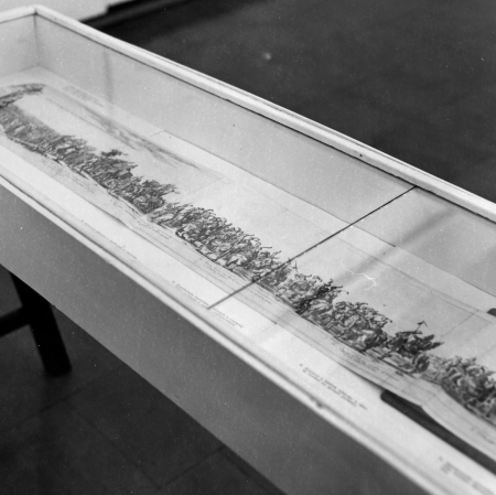 Dokumentacja wystawy „Mistrzowie akwaforty włoskiej XVII wieku.  Ze zbiorów Gabinetu Rycin Biblioteki Uniwersytetu Warszawskiego”, fot. archiwum Muzeum Sztuki w Łodzi