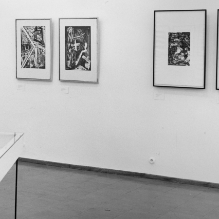 Dokumentacja wystawy „Emilio Vedova. Grafika 1958 – 1990”, fot. archiwum Muzeum Sztuki w Łodzi