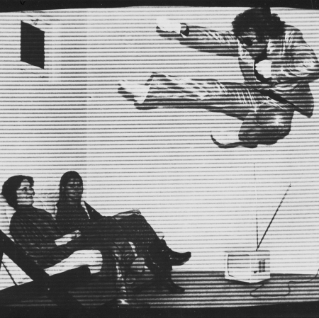 Zygmunt Rytka, „Bluff”, 1978 r., fotografia czarno-biała, z kolekcji Muzeum Sztuki w Łodzi 