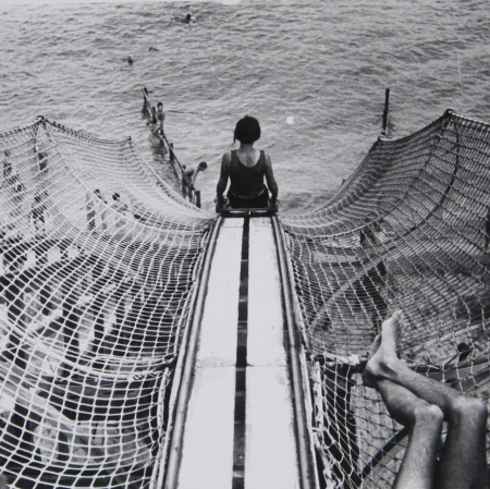 Anton Stankowski, "On Lake Zurich", 1930, black-and-white photograph, from the collection of Muzeum Sztuki in Łódź