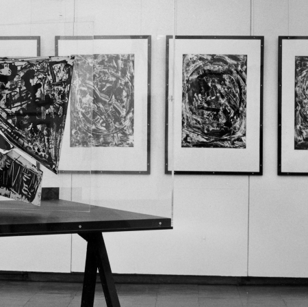 Dokumentacja wystawy „Emilio Vedova. Grafika 1958 – 1990”, fot. archiwum Muzeum Sztuki w Łodzi