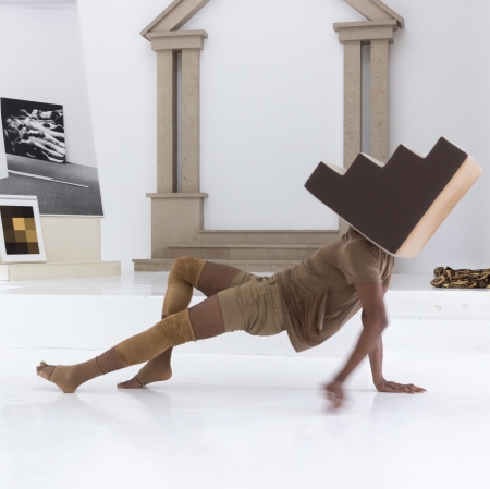 Jimmy Robert, Performance Descendances du nu (Descendance of the Nude), 2016, Photo: O.H. Dancy, centre d\\\\\\\\\\\\\\\'art contemporain - la synagogue de Delme, courtesy of the artist and Tanya Leighton Gallery