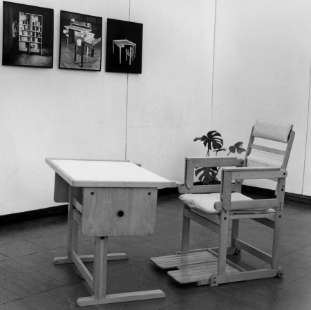 Dokumentacja wystawy „Sprawni inaczej. Meble i sprzęty dla dzieci niepełnosprawnych”, fot. archiwum Muzeum Sztuki w Łodzi