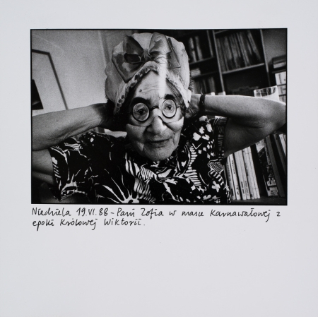 Anna Bohdziewicz, "Photodiary", 1988, black-and-white photograph, from the collection of Muzeum Sztuki in Łódź