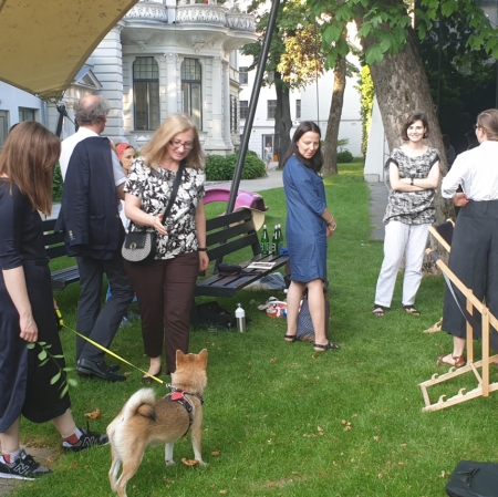 Publiczność w ogrodzie, fot. A. Jurek