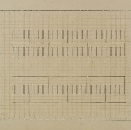 Wacław Szpakowski, the Rhythmic Lines Portfolio, 1953–1954, pencil on paper, Muzeum Sztuki in Lodz
