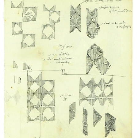 W. Szpakowski, "Notebook-sketchbook", Riga 1909, courtesy of Anna Szpakowska-Kujawska