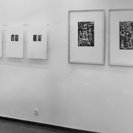 Dokumentacja wystawy „Emilio Vedova. Grafika 1958 – 1990”, fot. archiwum Muzeum Sztuki w Łodzi