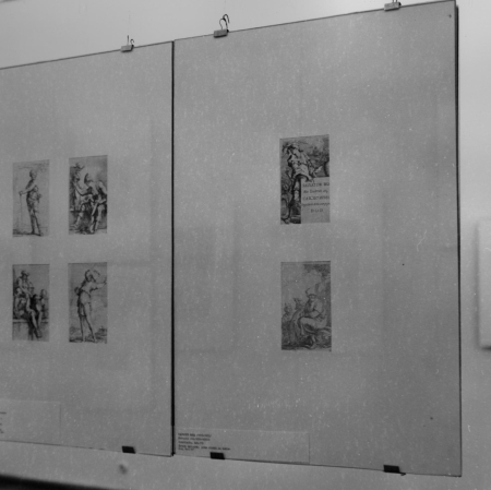 Dokumentacja wystawy „Mistrzowie akwaforty włoskiej XVII wieku.  Ze zbiorów Gabinetu Rycin Biblioteki Uniwersytetu Warszawskiego”, fot. archiwum Muzeum Sztuki w Łodzi