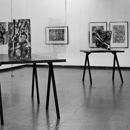 Dokumentacja wystawy „Emilio Vedova. Grafika 1958 – 1990”, fot. archiwum Muzeum Sztuki w Łodzi