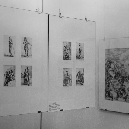 Dokumentacja wystawy „Mistrzowie akwaforty włoskiej XVII wieku.  Ze zbiorów Gabinetu Rycin Biblioteki Uniwersytetu Warszawskiego”, fot. archiwum Muzeum Sztuki w Łodzi