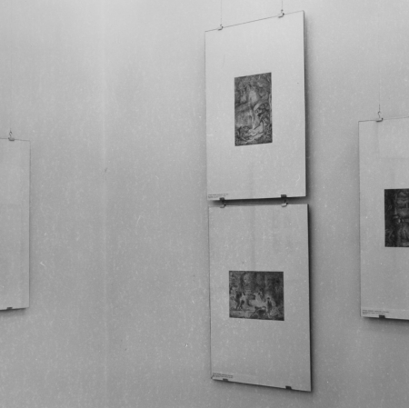 Dokumentacja wystawy „Mistrzowie akwaforty włoskiej XVII wieku.  Ze zbiorów Gabinetu Rycin Biblioteki Uniwersytetu Warszawskiego”, fot. archiwum Muzeum Sztuki w Łodzi