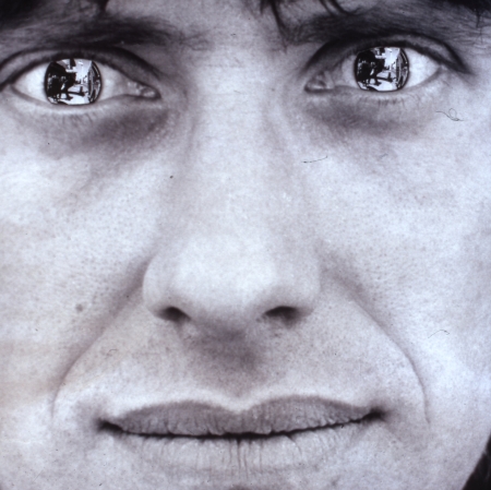 Personal Appearance Manipulation - Mirror Coated Contact Lenses, 1970, photocollage