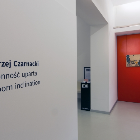 Wystawa `Andrzej Czarnacki. Skłonność uparta`, widok ekspozycji