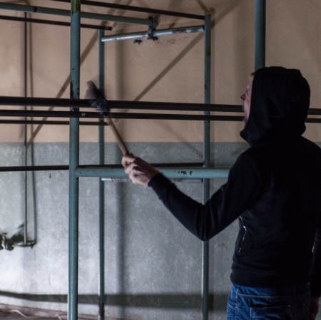 Kompozycja na 12 aktorów i budynek Lido, fot. S. Kmieciak