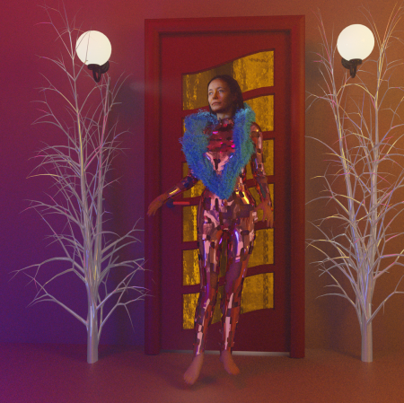 Brokat Films, "Artificial Joasia", computer graphics based on Andrzej Strumiłło’s photography from the cycle "An artificial woman" from the collection of Muzeum Sztuki in Łódź, 2020