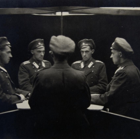 Stanisław Ignacy Witkiewicz Portret wielokrotny/ Multiple Portrait, ok./ca 1917 fotografia/photography, Muzeum Sztuki w Łodzi