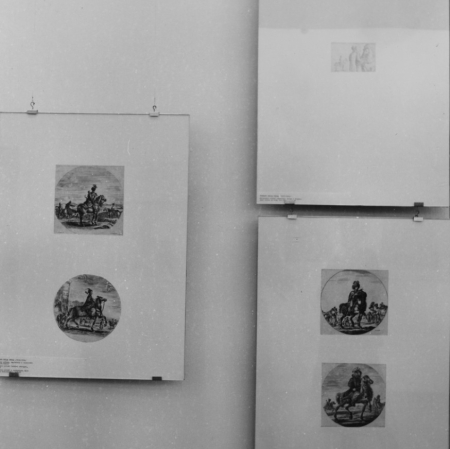 Dokumentacja wystawy „Mistrzowie akwaforty włoskiej XVII wieku.  Ze zbiorów Gabinetu Rycin Biblioteki Uniwersytetu Warszawskiego”, fot. archiwum Muzeum Sztuki w Łodzi