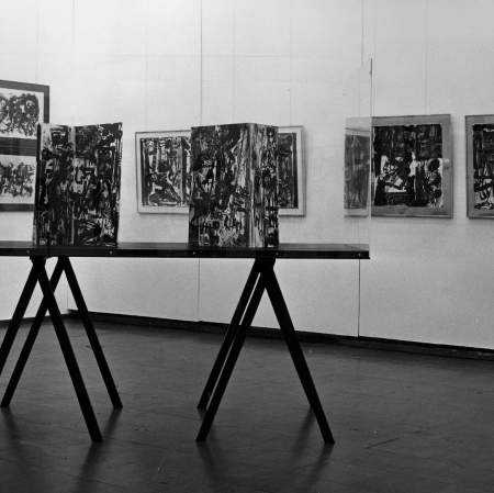 Dokumentacja wystawy „Emilio Vedova. Grafika 1958 – 1990”, fot. archiwum Muzeum Sztuki w Łodzi