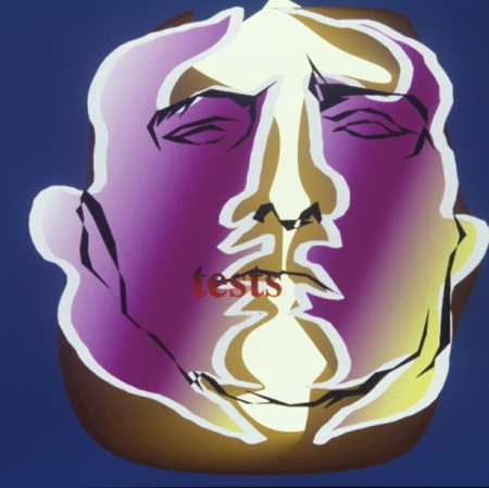 Anne-Mie van Kerckoven, „Może tym razem wygram”, 1989, film 16 mm, animacja komputerowa, dzięki uprzejmości artystki