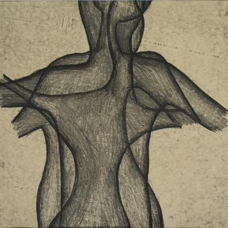 Maria Jarema, „Rysunek-Akty”, 1953, papier