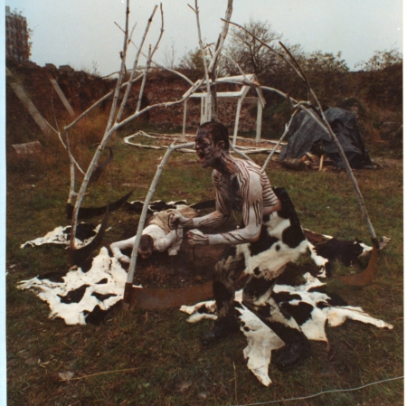 Ziemia Mindel Würm, CH3 NH CH 2, Gdańsk, 1990, dzięki uprzejmości Marka Rogulskiego i Piotra Wyrzykowskiego