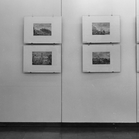 Dokumentacja wystawy „Mistrzowie akwaforty włoskiej XVII wieku.  Ze zbiorów Gabinetu Rycin Biblioteki Uniwersytetu Warszawskiego”, fot. archiwum Muzeum Sztuki w Łodzi