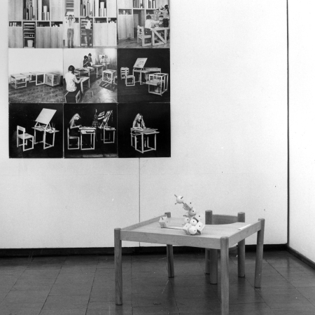 Dokumentacja wystawy „Sprawni inaczej. Meble i sprzęty dla dzieci niepełnosprawnych”, fot. archiwum Muzeum Sztuki w Łodzi