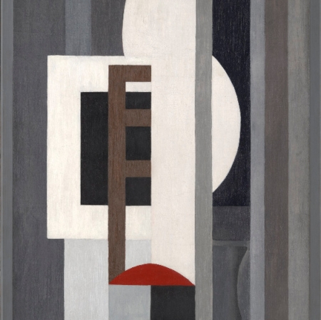 Ragnhild Keyser, „Kompozycja I”, 1926, olej na płótnie, dzięki uprzejmości Yale University Art Gallery, New Haven