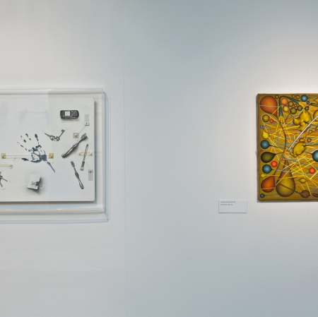 Wystawa `Andrzej Czarnacki. Skłonność uparta`, widok ekspozycji