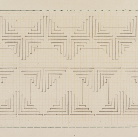 Wacław Szpakowski, z Albumu linii rytmicznych, 1953–1954, ołówek, papier, Muzeum Sztuki w Łodzi