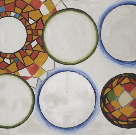 Andrzej Wroblewski, Slonce i inne gwiazdy, 1948, the collection of Muzeum Sztuki in Łódź