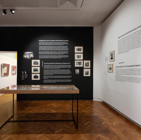 Widok na wystawę "Awangardowe muzeum", fot. A. Zagrodzka