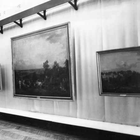 Widok wystawy „Bernardo Belotto Canaletto. 1721-1780. Obrazy z Zamku Królewskiego w Warszawie”, fot. archiwum Muzeum Sztuki w Łodzi