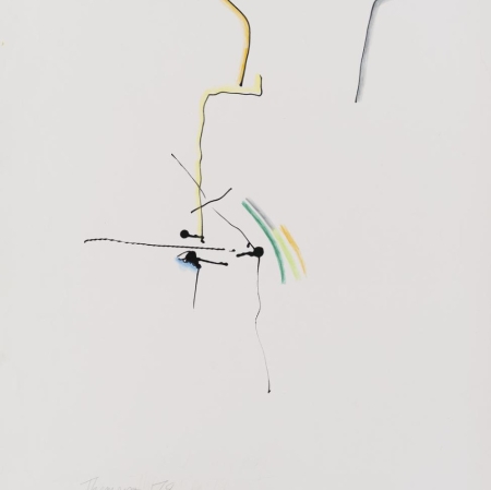 Franciszka Themerson "Drawing no 1", 1979, ink drawing, Collection of Muzeum Sztuki in Łódź