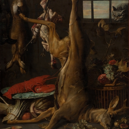 Frans Snyders "Still Life with a Roe Deer", XVII century, Collection of Muzeum Sztuki in Łódź
