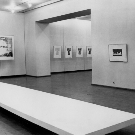 Widok wystawy „Jasper Johns. Litografie”, fot. archiwum Muzeum Sztuki w Łodzi 