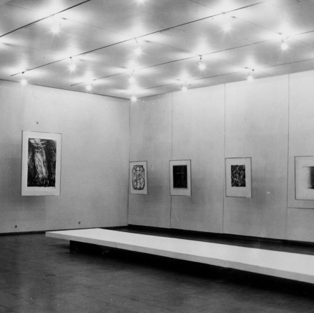 Widok wystawy „Artur Nacht-Samborski. Z pracowni artysty...”, fot. archiwum Muzeum Sztuki w Łodzi