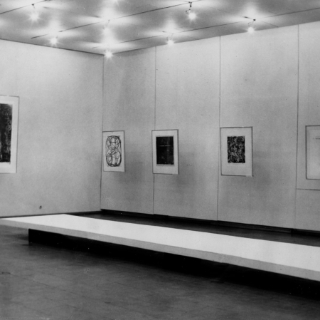 Widok wystawy „Jasper Johns. Litografie”, fot. archiwum Muzeum Sztuki w Łodzi 