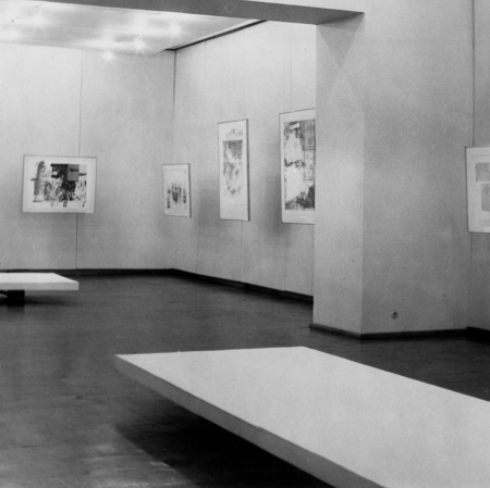 Widok wystawy „Artur Nacht-Samborski. Z pracowni artysty...”, fot. archiwum Muzeum Sztuki w Łodzi