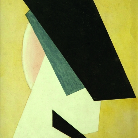 Lubow Popova, Composition, 1910-1911, gouache, paper, Mystetskyi Arsenal, Kiev