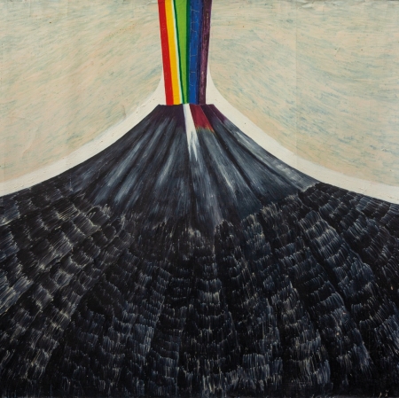 Mariola Przyjemska, Wulkan, 1991, olej, płótno, 160 × 200 cm, fot. Piotr Antonów Zachęta - Narodowa Galeria Sztuki, dzięki uprzejmości artystki