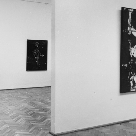 Dokumentacja wystawy „Manolo Millares, Antonio Saura, Antoni Tapies. Hiszpańskie malarstwo informel”, fot. archiwum Muzeum Sztuki w Łodzi