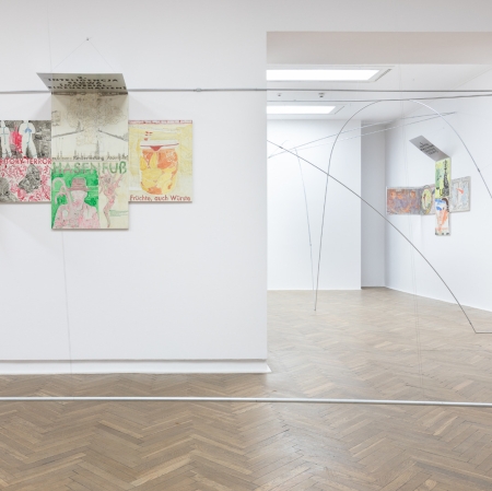 Exhibition view: Prototypes 05: Marek Sobczyk. A Trip on the Wire [Polentransport], 2022, photo: Anna Zagrodzka,archives : Muzeum Sztuki in Łódź